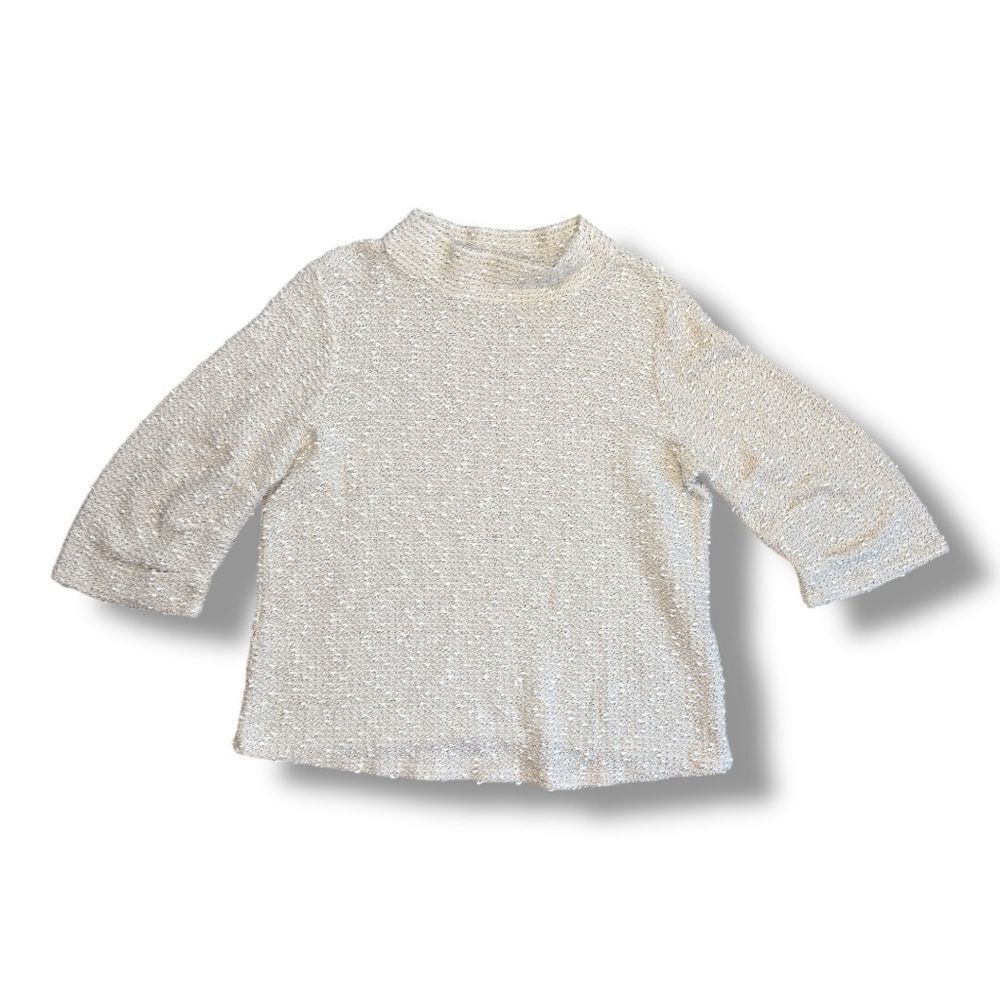 Vince Camuto Cream Cowl Neck Sweater Soft and Textured Sz 1X
